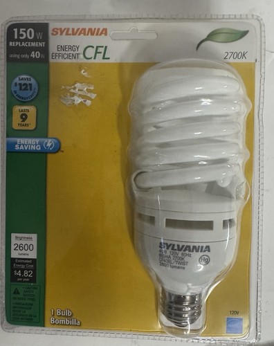 New sylvania energy efficient - new,
