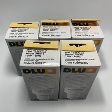 Lot of 5 DLU 18W CFL Bulbs 75W