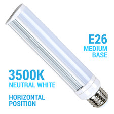 8W =13W =18W Horizontal PL LED
