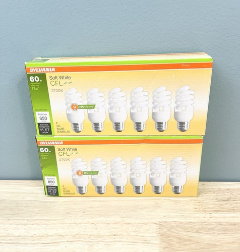 Sylvania cfl 60w soft - cfl, white