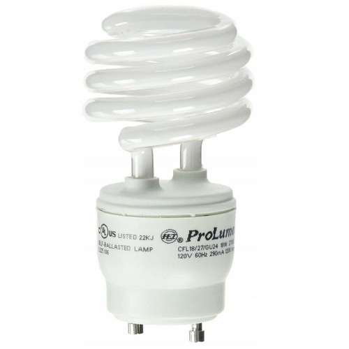 Halco 18w spiral - 2700k, gu24