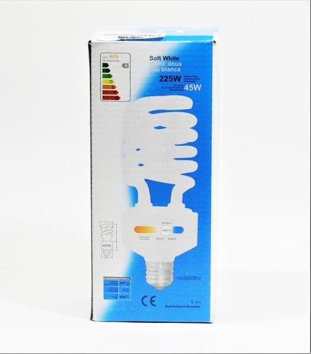 Soft white compact flourescent - white,