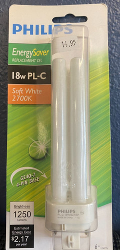 Philips 18w pin soft white - 18w, 4-pin
